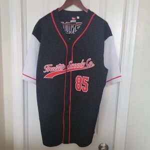Tractor Supply Co. Black and White Baseball Style Jersey